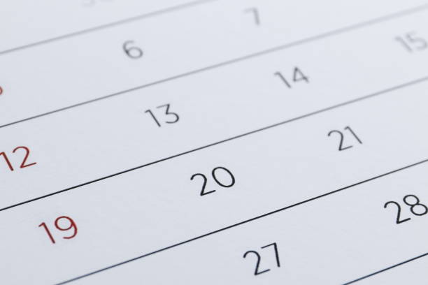 istock Calendar close up. Place for text. Planning concept. 1844538286