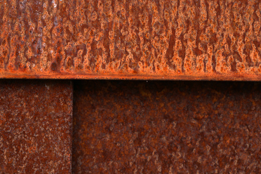 Background steel metal corten steel rusted