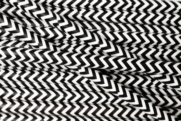 istock Background of black paper straws 1844595938