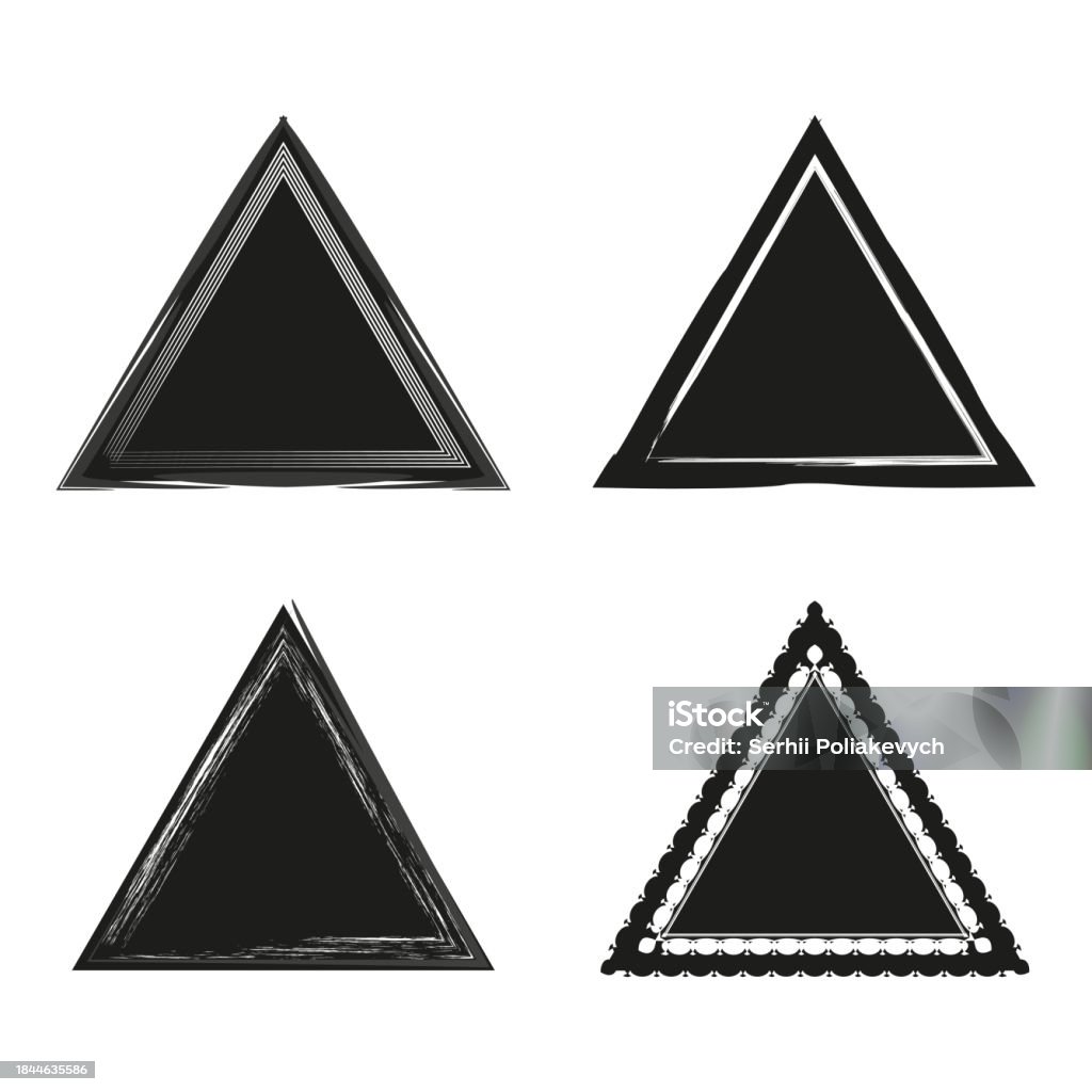 Triangle Basic Shape Vector Illustration Eps 10 Stock Illustration ...