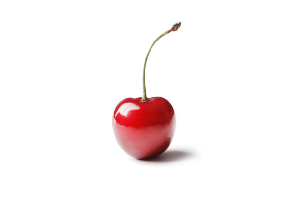istock Fresh sweet ripe sweet cherry isolated on white background. 1844689344