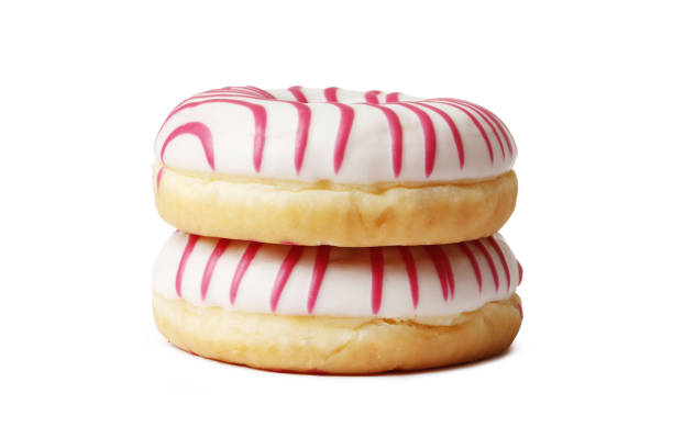 istock Sweet donuts with sugar icing isolated on a white background 1844693547