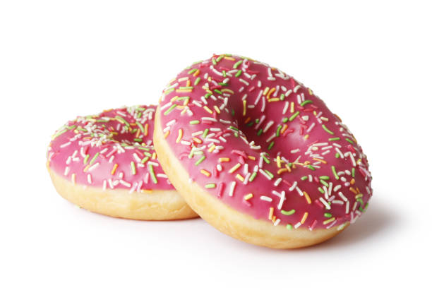 istock Donut with sprinkles isolated on white background 1844694662