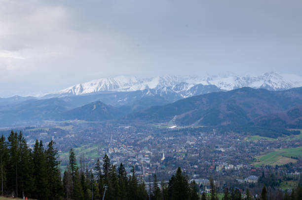 istock WInter View at Zakopane Skyline and Giewont Mountain during dusk 1844707165
