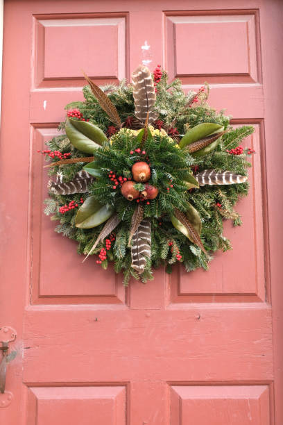 istock Colonial Christmas Wreaths 1844712792