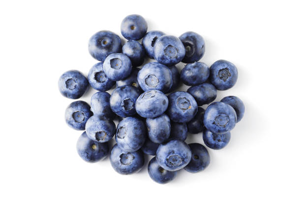 istock handful of fresh ripe blueberries isolated on white background 1844732449