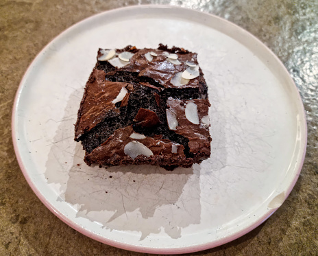Fresh homemade chocolate brownie