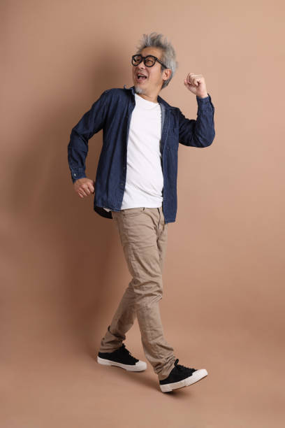 istock Asian energetic senior man 1844826885