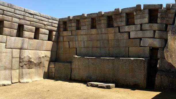 istock Inca stone wall at Machu Picchu, Peru, South America. 1844896820