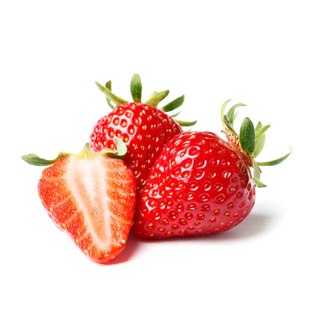 istock fresh red strawberries isolated on white background 1844965623