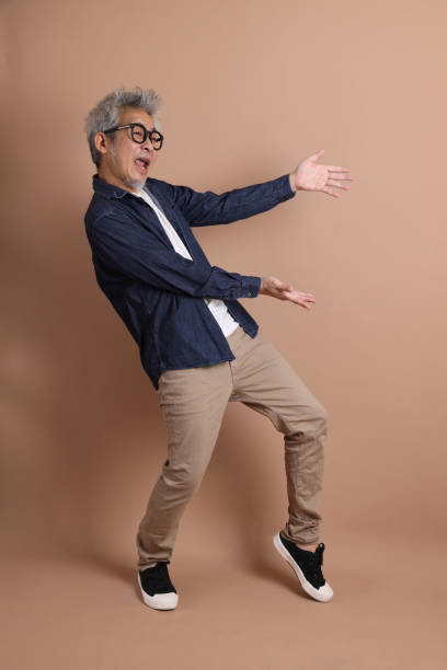 istock Asian energetic senior man 1844969905