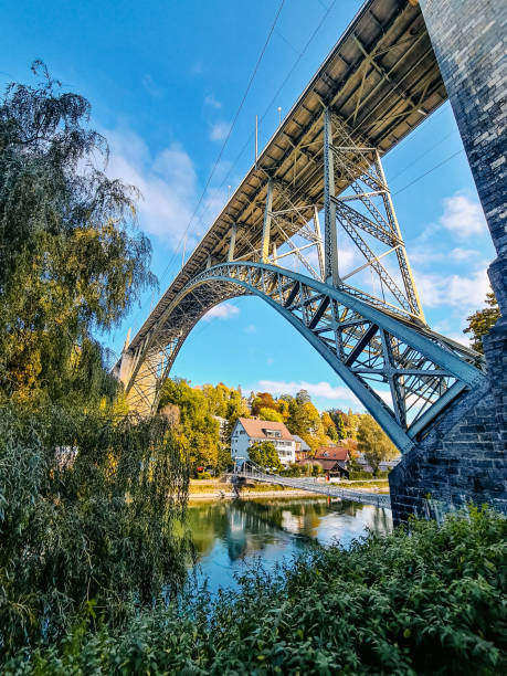 istock Low Angle View Of Kornhaus Bridge (Kornhausbrücke) In Bern 1845016372