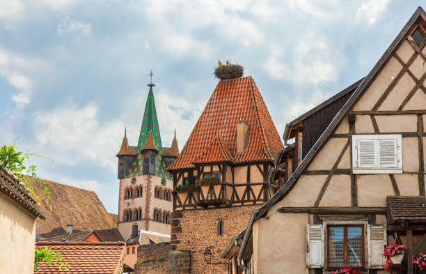 istock City streets Obernai Alsace 1845065153