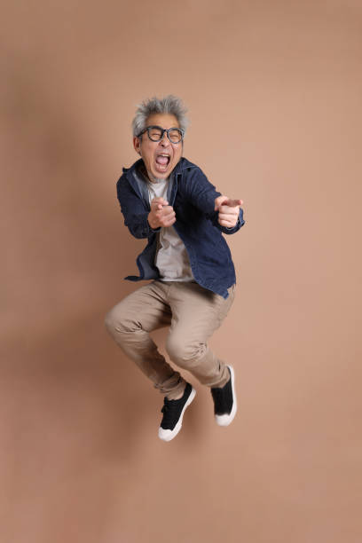 istock Asian energetic senior man 1845110031