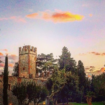 Beautiful view of Calenzano,Italy