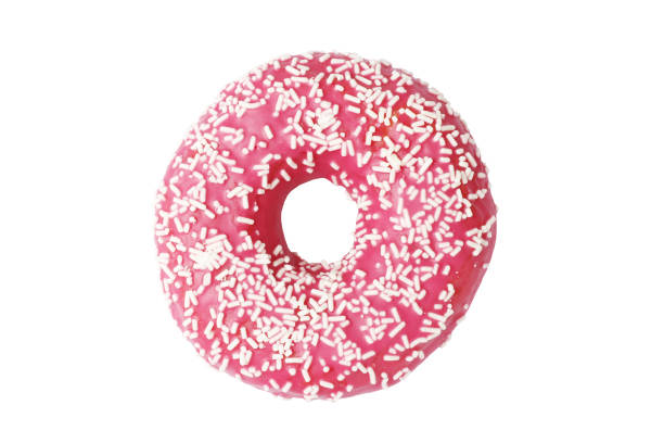istock Donut with sprinkles isolated on white background 1845249513