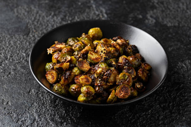 istock Roasted Brussels sprouts with parmesan cheese and garlic 1845274809
