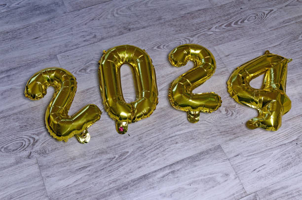 istock Golden numbers year 2024 1845365529
