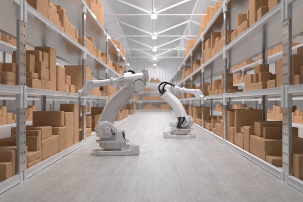 istock Robotisation of Factories and Warehouses 1845372901