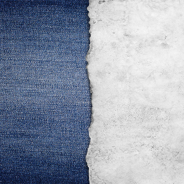 istock Vintage paper on blue jeans background 184538214
