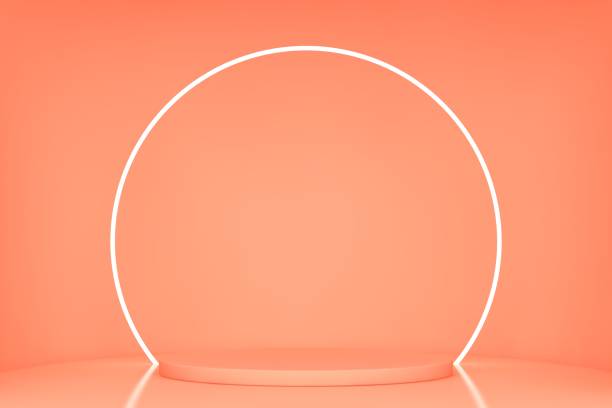 istock Abstract background for 3D product presentation, empty product stand 1845428292