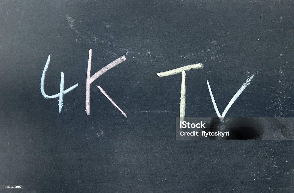 4 K isgn televisión - Foto de stock de Electrónica libre de derechos