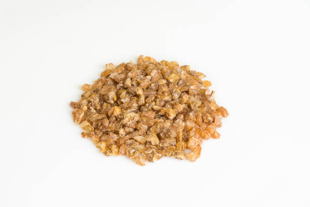 istock Heap of coarse bulgur on white background 1845482850