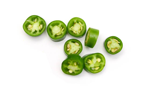 istock Jalapenos Chili Peppers on white background 1845522271