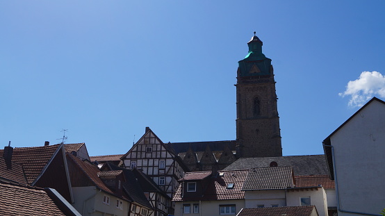 The Hessian old town is so beautiful in summer with its narrow streets, castles and towers