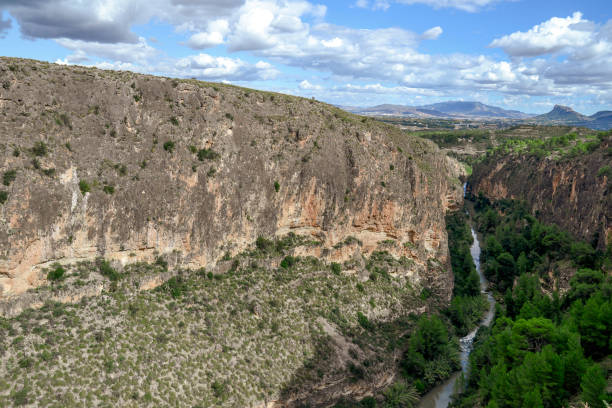 istock The Almadenes canyon. Cieza Place 1845588534