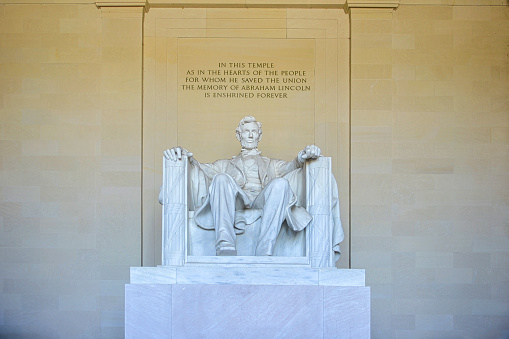 The powerful Lincoln Memorial in Washington DC