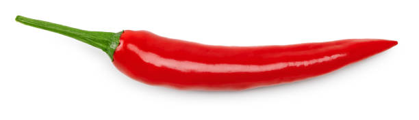 istock red hot chili pepper isolated on white background. macro. clipping path 1845647241