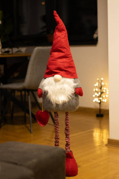 istock Christmas elf doll decoration. Gnome doll. 1845692459