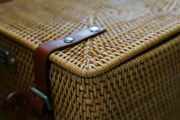istock Wicker basket for food. 1845698692