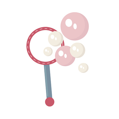 Bubble wand icon clipart avatar logotype isolated vector illustration