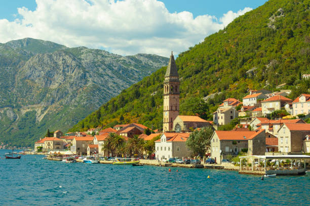 istock Perast town in the Bay of Kotor 1845735892
