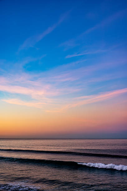 Pink and Magenta Sunrise over the Ocean