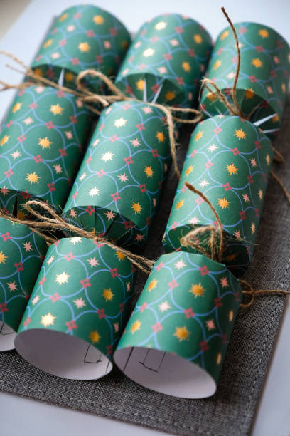 istock Homemade Eco Friendly Christmas Crackers 1845742234