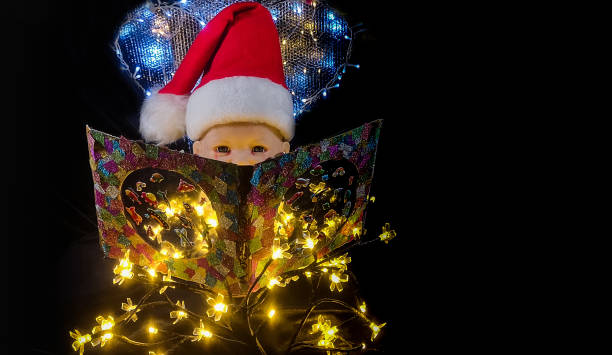 istock Metaphorical installation with a doll about plans for 2024 1845771967