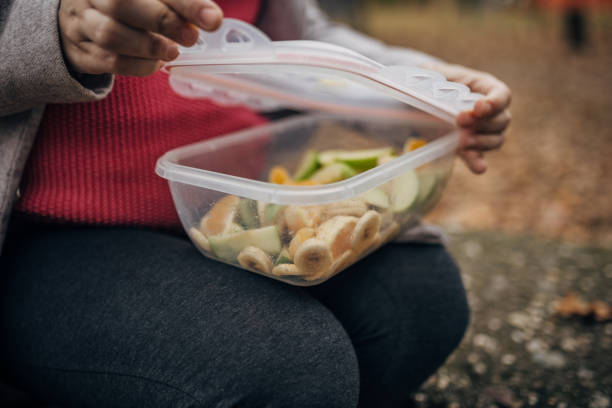 istock Close up of a plastic product outside 1845822662