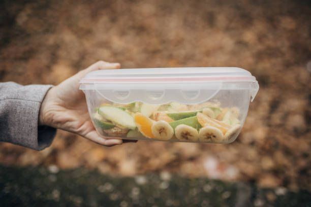 istock Close up of a plastic product outside 1845824216