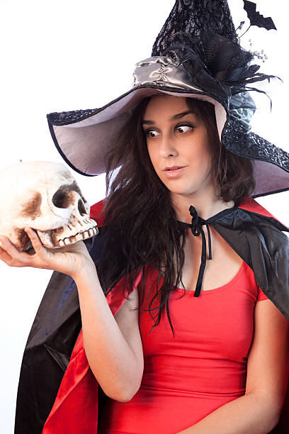 istock Female Witch Wide-eyed 184586943