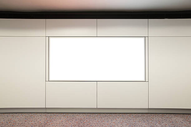 istock Blank Billboard in airport 184587090