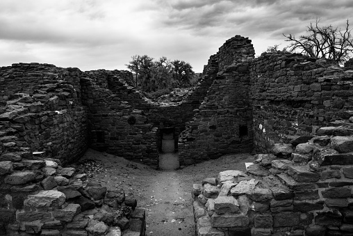 Architecture at Aztec Ruins National Monument, Aztec, New Mexico, USA