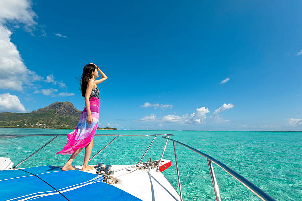 istock Girl standing on boat 184591275