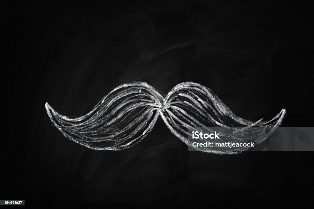 Tiza alrededor de los labios - Ilustración de stock de Bigote libre de derechos