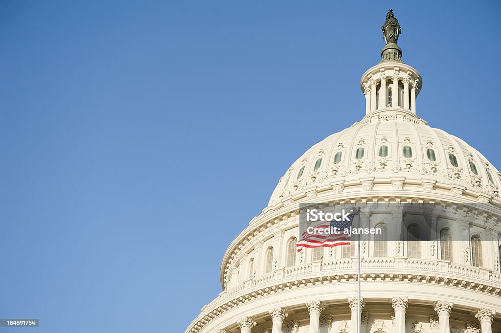 Nascer do sol em Capitol Hill em Washington DC - Royalty-free Capitólio - Capitol Hill Foto de stock