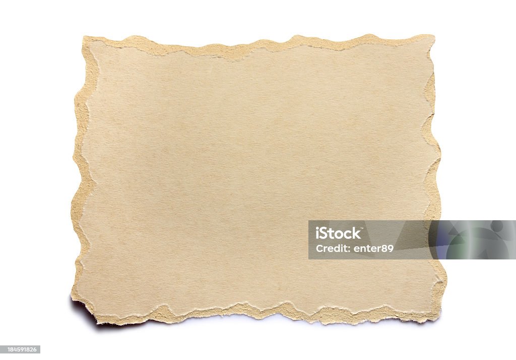 Carta strappata - Foto stock royalty-free di Artigianato