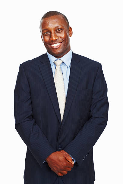 istock Confident African American executive smiling 184592528