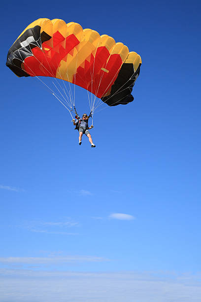 istock Parachutist in air 184592682